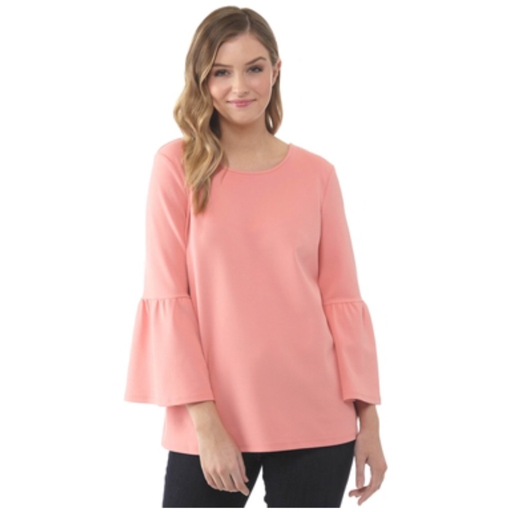KENSIE STRETCH CREPE TOP